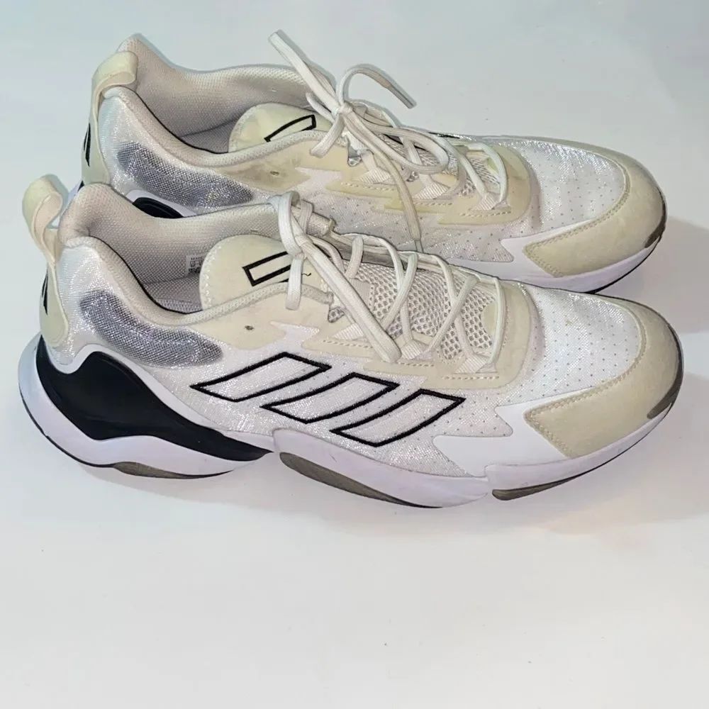 Adidas #335 320 White Mesh Sneakers Size 16 USA